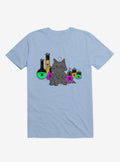 I Think My Cat Wants To Kill Me Light Blue T Shirt T Shirt Gym Lifestyle Fan Favorite