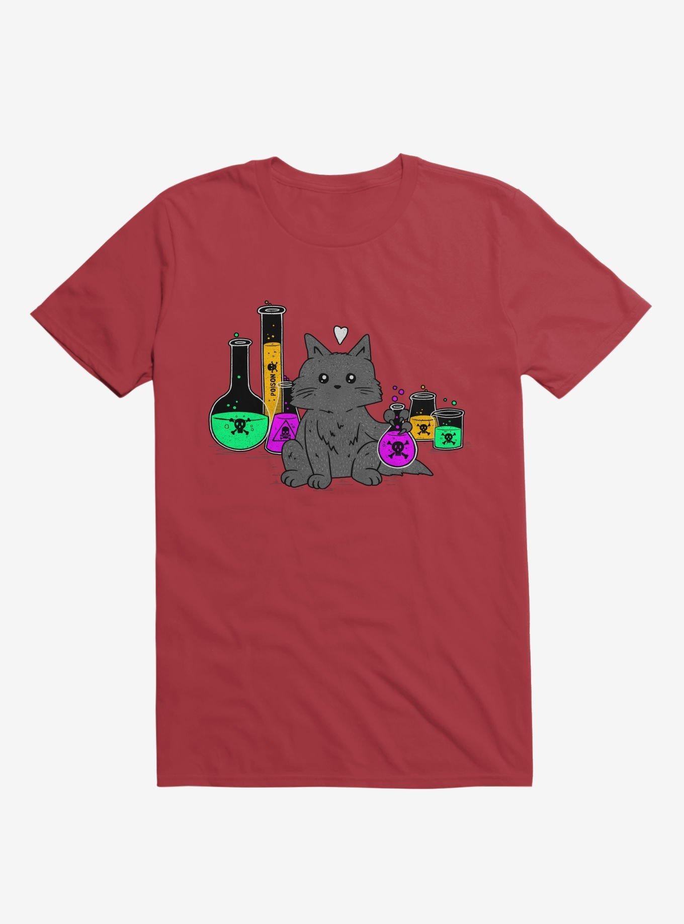 I Think My Cat Wants To Kill Me Red T Shirt T Shirt Trending US