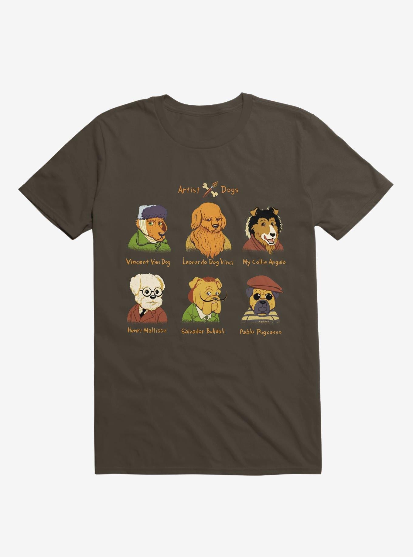Artist Dogs Brown T Shirt T Shirt Trending US