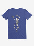 Dancing Skeleton Royal Blue T Shirt T Shirt Trending US