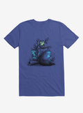 Connecting With The Forest Animals Using Phones Royal Blue T Shirt T Shirt Streetwear Style Workout Ready