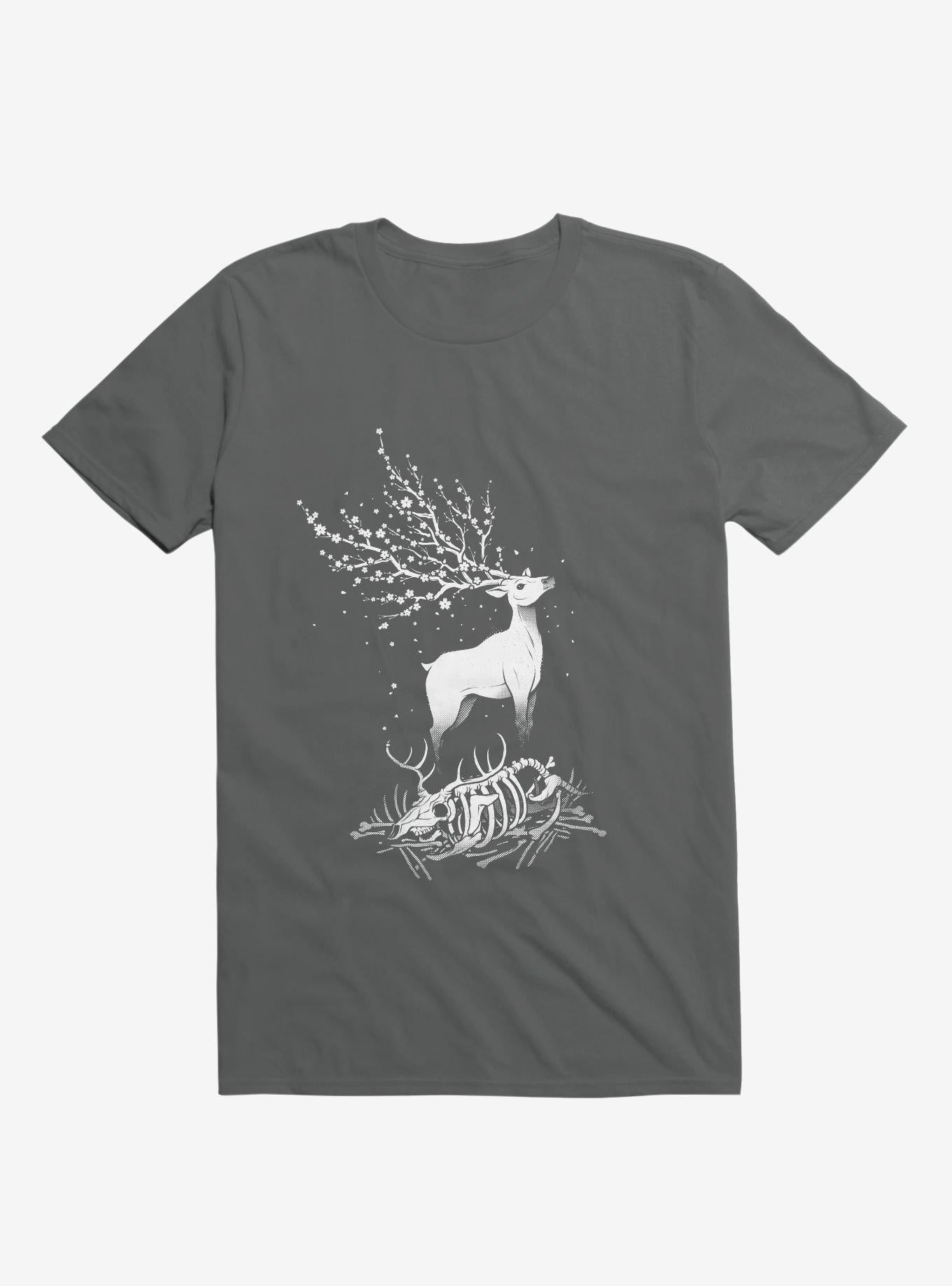 Life After Death Reborn Deer Charcoal Grey T Shirt T Shirt Trending US Daily Wear