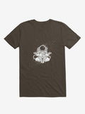 Becoming One With The Universe Astronaut Brown T Shirt T Shirt Trending US