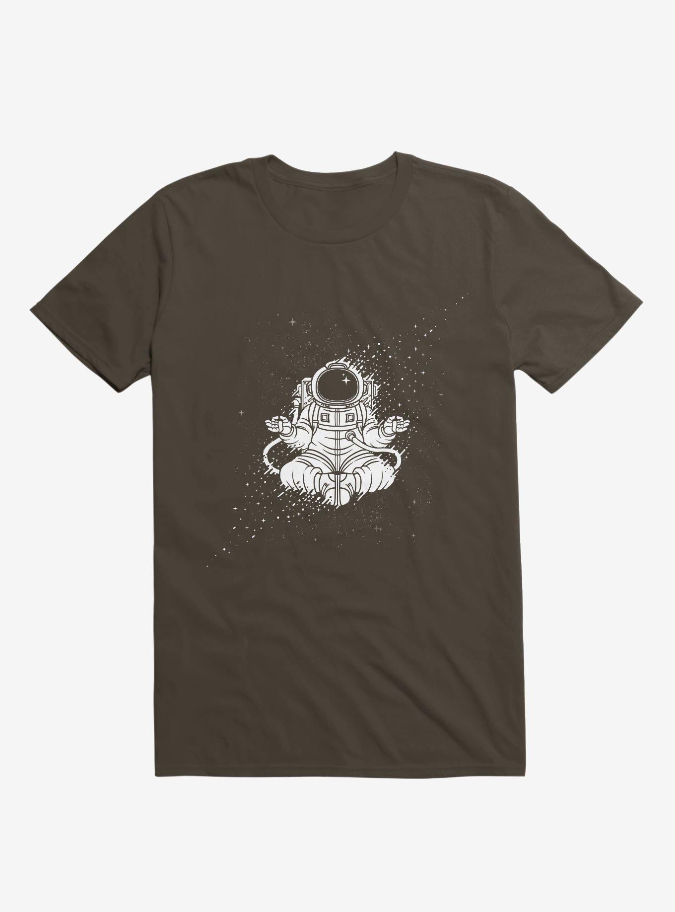 Becoming One With The Universe Astronaut Brown T Shirt T Shirt Trending US