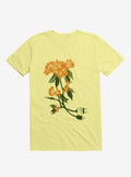 Digital Flower Corn Silk Yellow T Shirt T Shirt Trending US