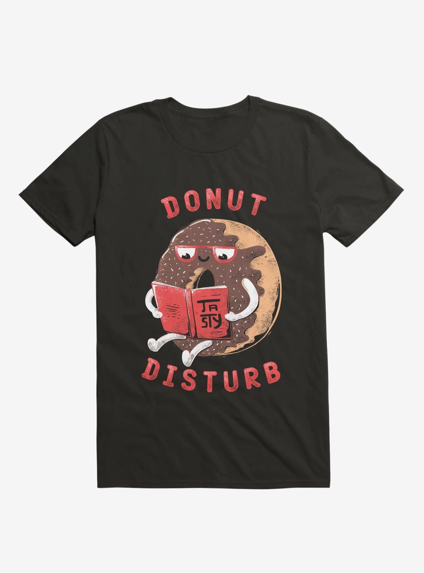 Donut Disturb Black T Shirt T Shirt Premium Print Humor Gift