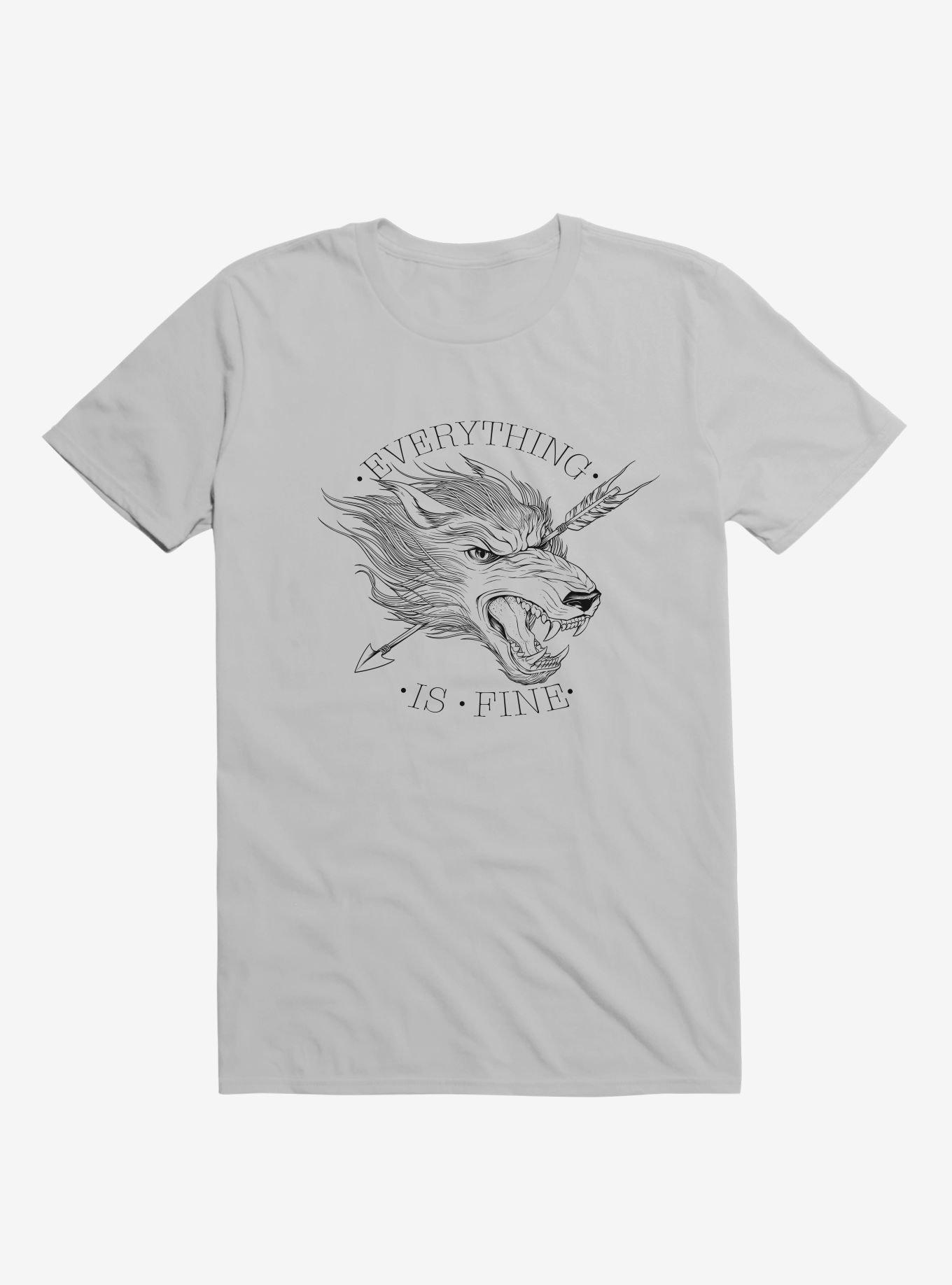Everything Is Fine Ice Grey T Shirt T Shirt Trending US