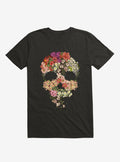 Skull Floral Decay T Shirt T Shirt Trending US Workout Ready