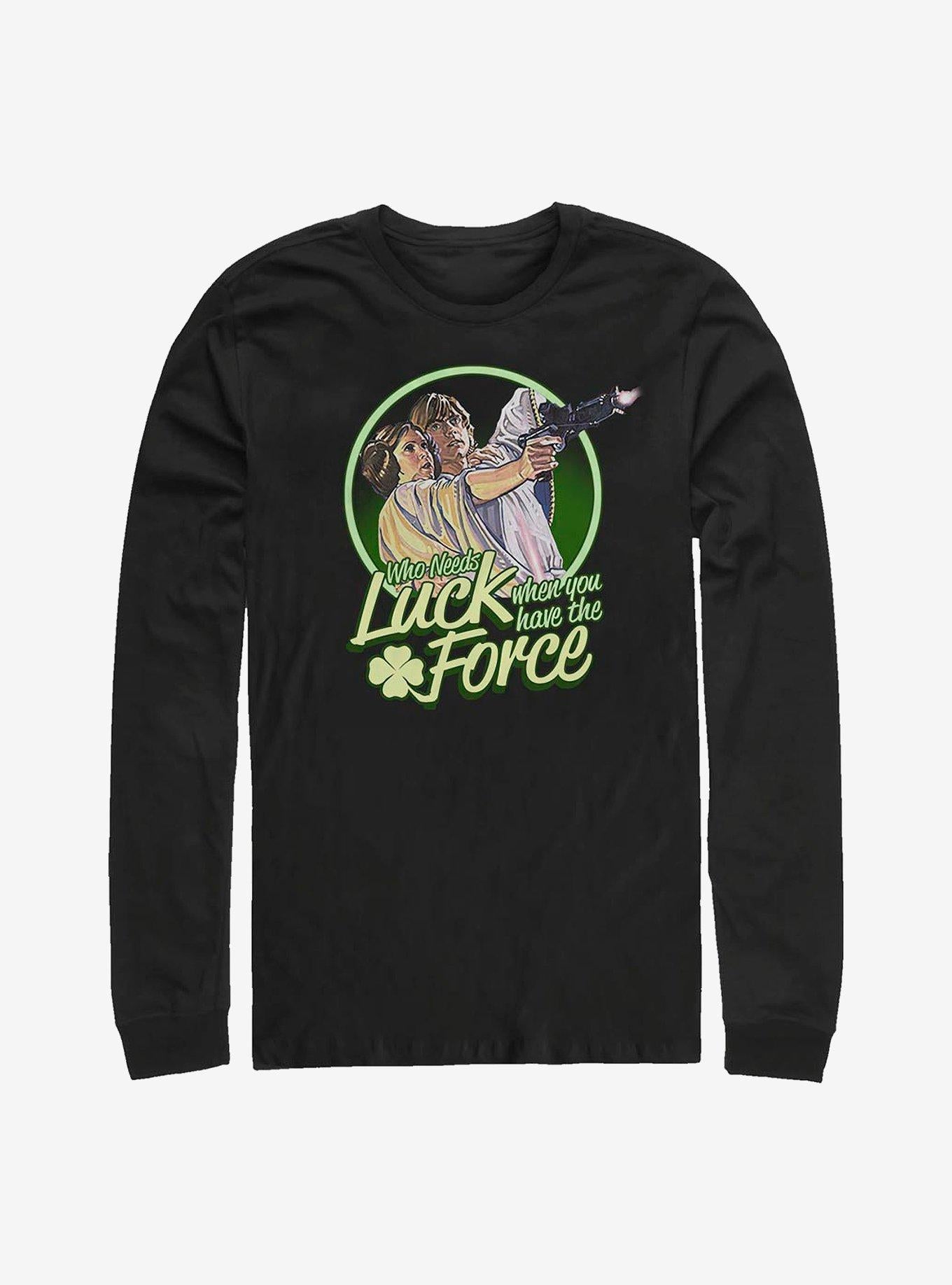 Star Wars Luck Force Long-Sleeve T-Shirt | Premium Unisex T-Shirt, Trending Graphic Tee