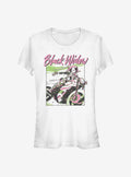 Marvel Black Widow Retro Art Girls T Shirt T Shirt Viral TikTok Workout Ready