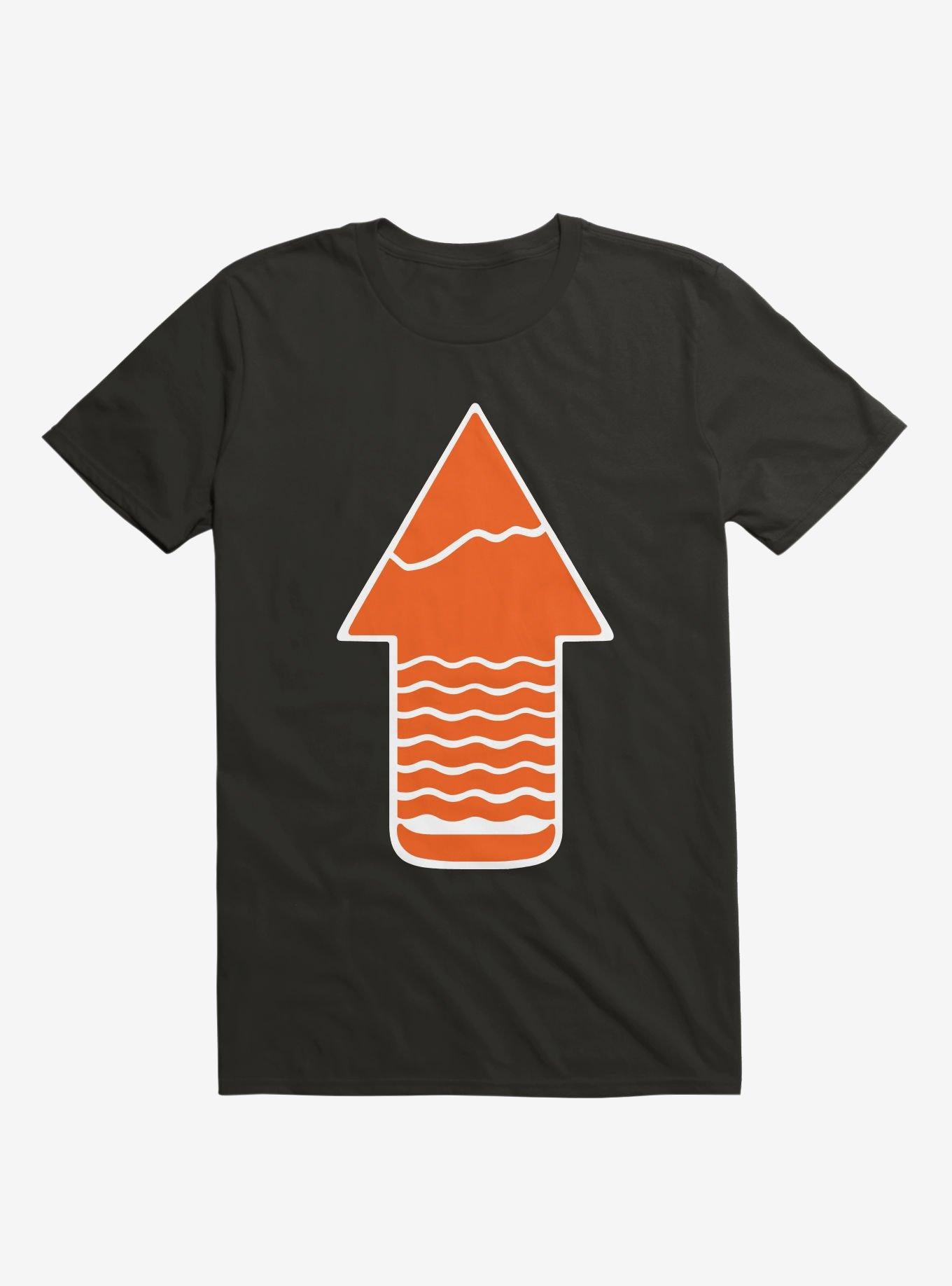 Take A Hike Up Arrow Art T Shirt T Shirt Comfort Fit Daily Wear