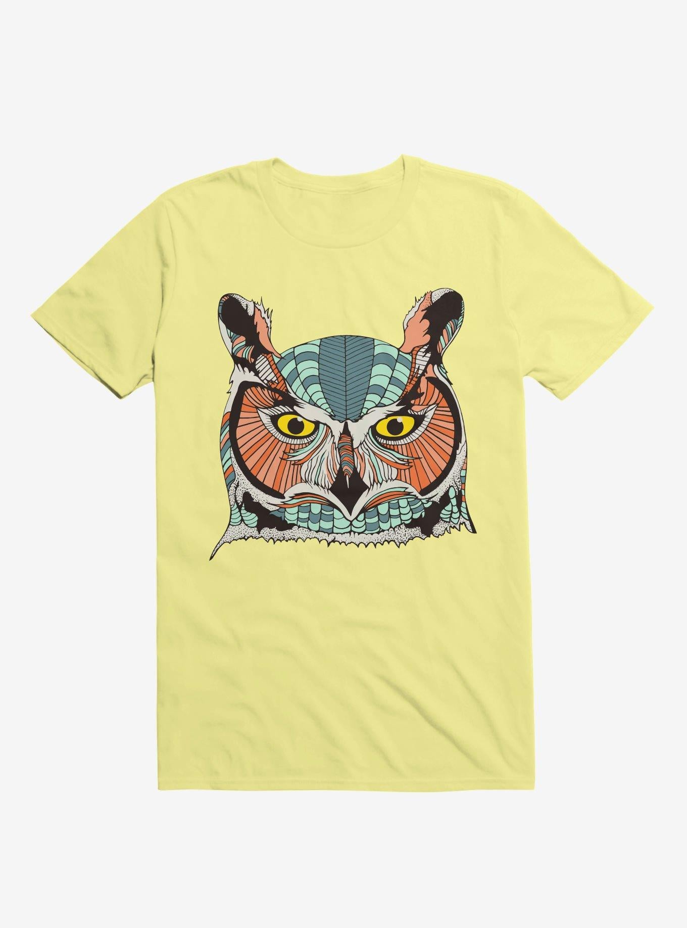 Owl Art T Shirt T Shirt Comfort Fit Best Seller Look