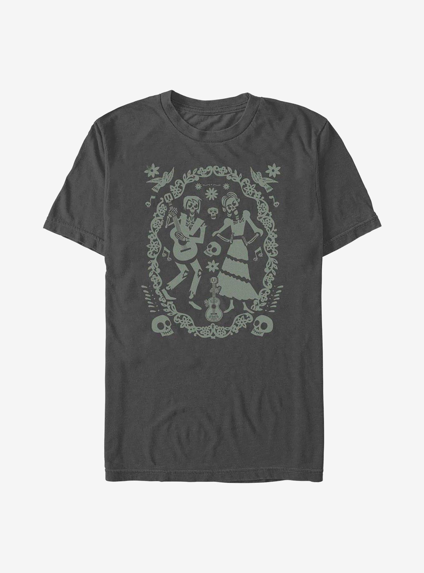 Disney Pixar Coco Paper Art Oval T Shirt T Shirt Premium Print Hot Right Now