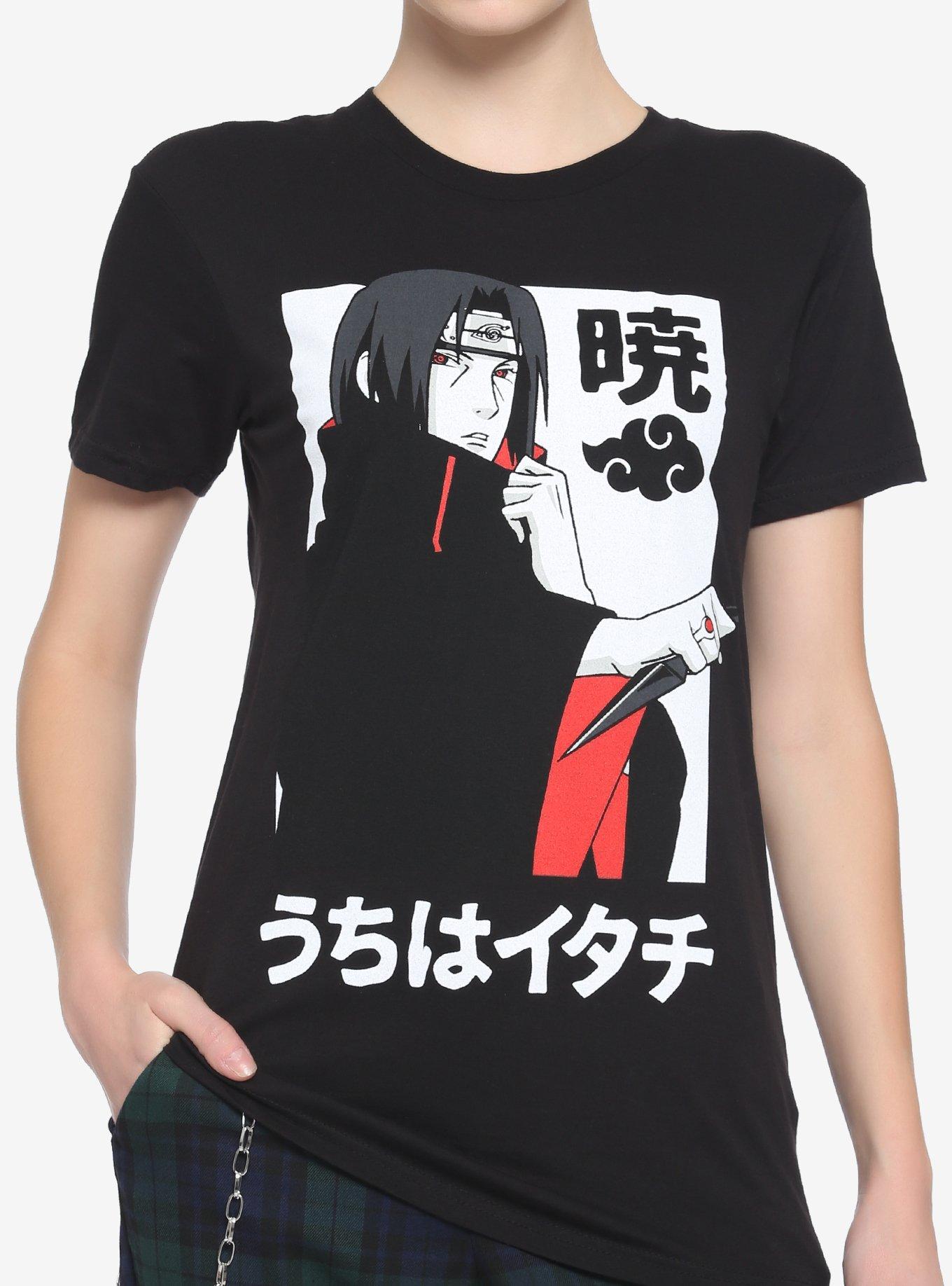 Naruto Shippuden Akatsuki Itachi Boyfriend Fit Girls TShirt Graphic Tee | Graphic Tee | Unisex Shirt | Top Trending Fashion