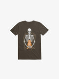 I Wish I Was My Cat Skeleton Brown T Shirt T Shirt Trending US