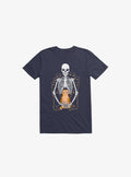 I Wish I Was My Cat Skeleton Navy Blue T Shirt T Shirt Trending US Fan Favorite