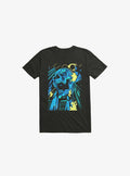 Invasion Of The Giant Techno Skulls Black T Shirt T Shirt Comfort Fit Daily Wear