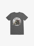 Race The Time Skull Asphalt Grey T Shirt T Shirt High Search Demand Workout Ready