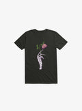 The Dead Rose Skeleton Hand Black T Shirt T Shirt Trending US