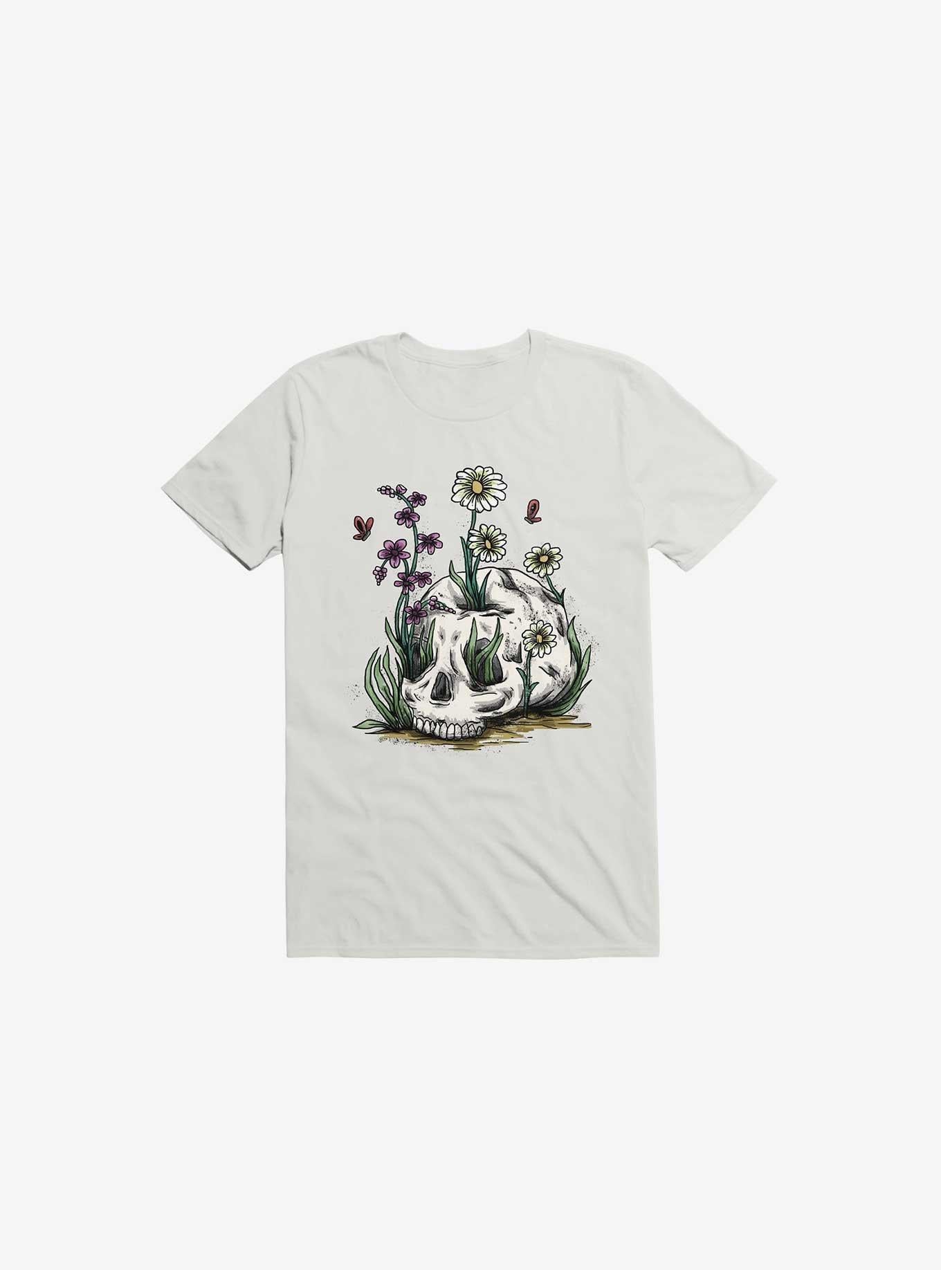 Growth Skull White T Shirt T Shirt Trending US