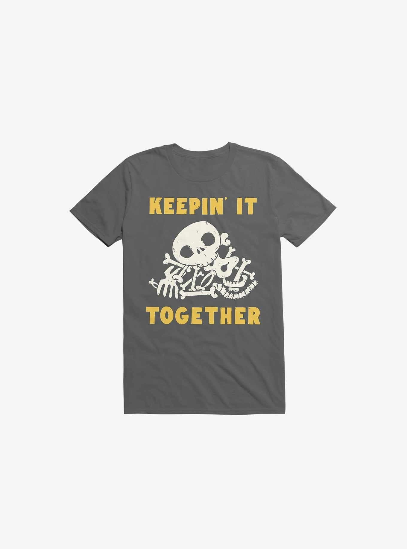 Keepin It Together Bones Asphalt Grey T Shirt T Shirt High Search Demand Workout Ready
