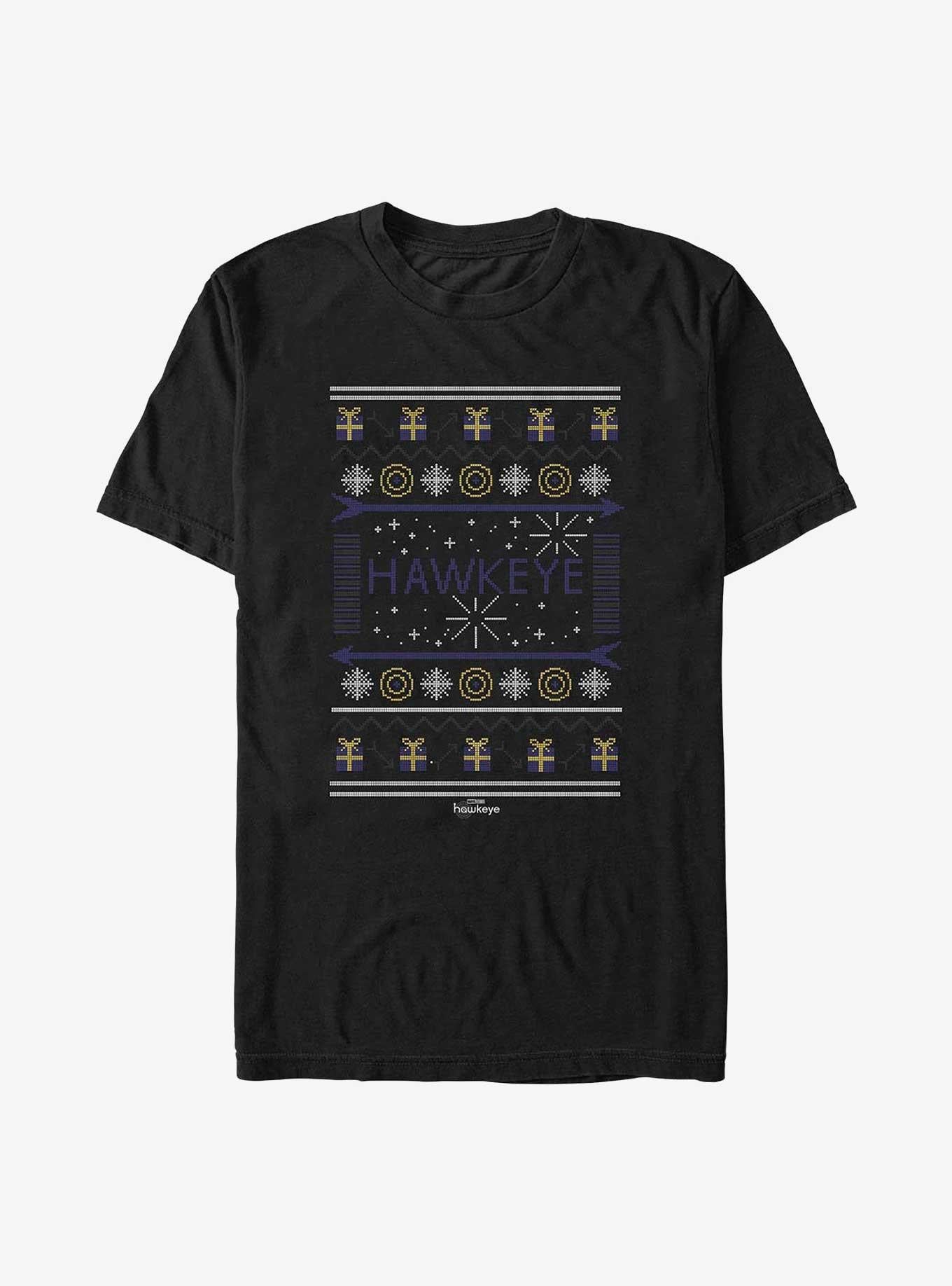 Marvel Hawkeye Hawkeye Christmas Sweater T-Shirt | Premium Unisex T-Shirt, Trending Graphic Tee
