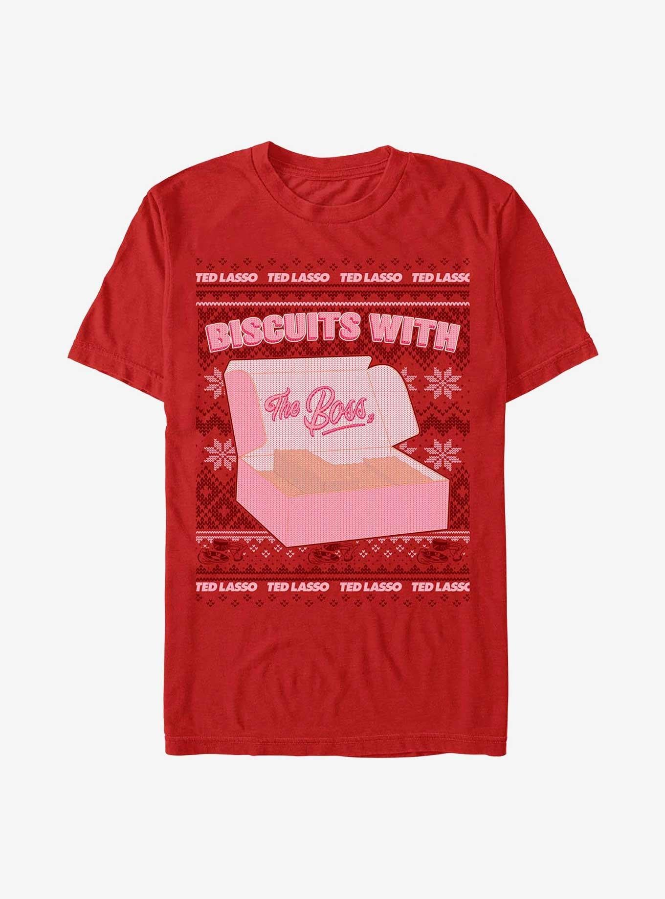 Ted Lasso Biscuits Ugly Sweater T-Shirt | Premium Unisex T-Shirt, Trending Graphic Tee