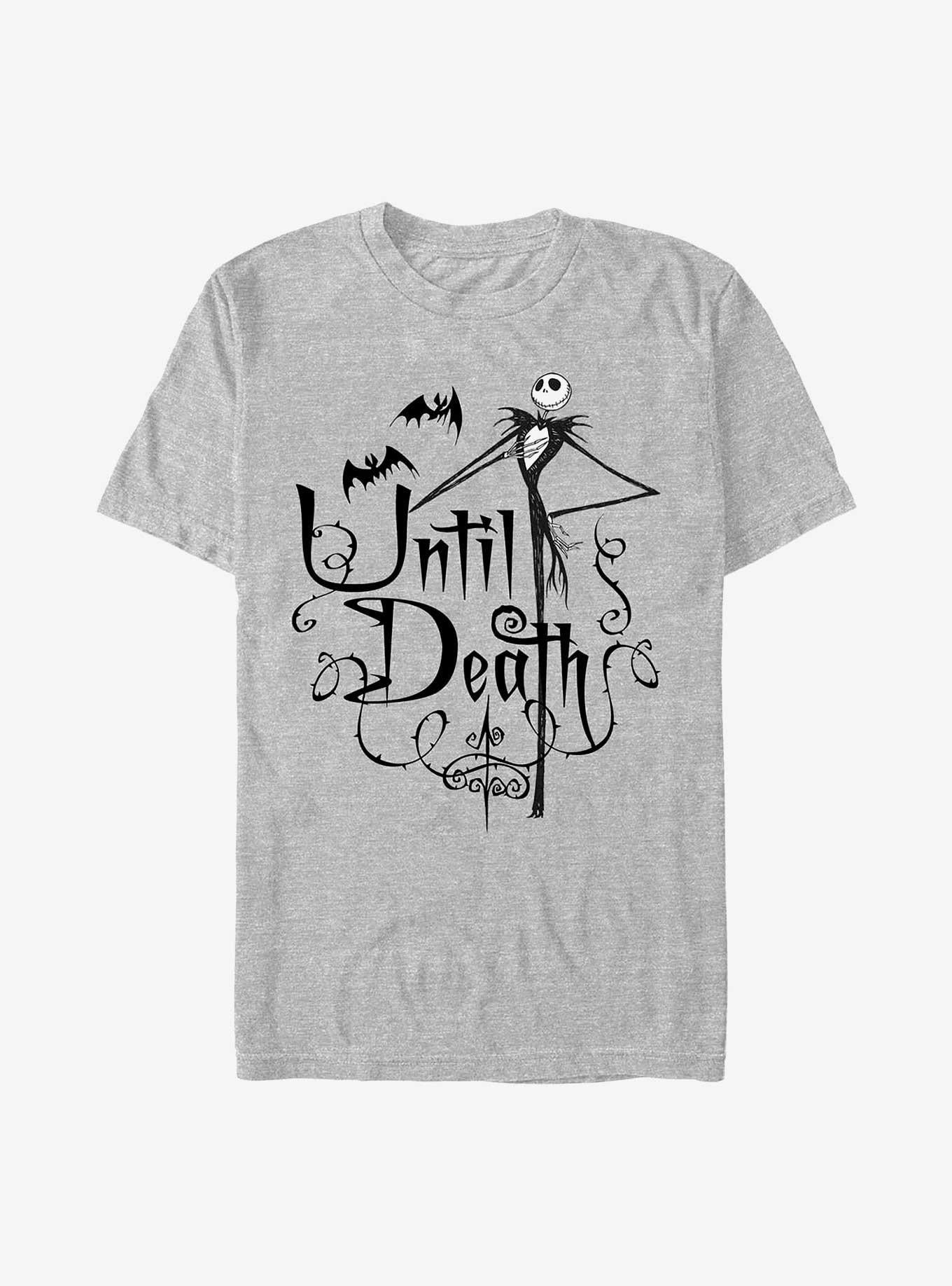 Disney The Nightmare Before Christmas Jack Until Death T-Shirt T-Shirt | Fan Favorite Style | Must-Have Style