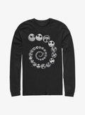 Disney The Nightmare Before Christmas Jack Emotions Spiral Long-Sleeve T-Shirt T-Shirt | Best-Selling Design | Perfect For Daily Wear