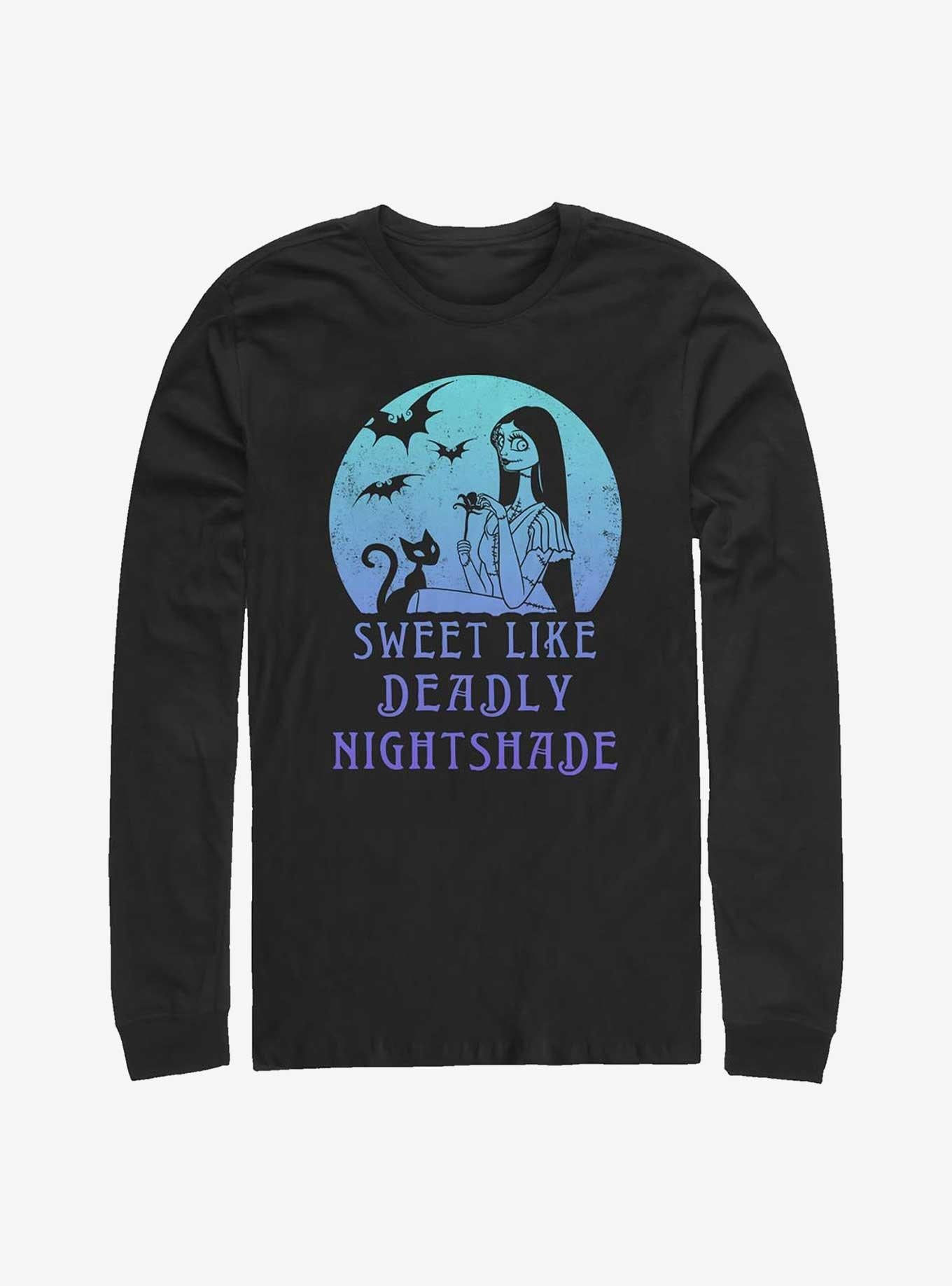 Disney The Nightmare Before Christmas Sally Sweet Like Deadly Nightshade Long-Sleeve T-Shirt T-Shirt | Best-Selling Design | High Demand Item