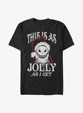 The Nightmare Before Christmas This Is As Jolly As I Get Santa Jack T-Shirt T-Shirt | Trending Streetwear Style | High Demand Item