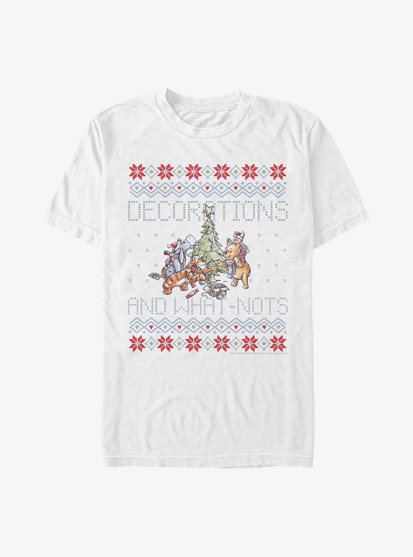 Disney Winnie The Pooh Decorations And What-Nots Ugly Christmas T-Shirt T-Shirt | Premium Graphic | Top Pick For Fans