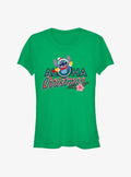 Disney Lilo Stitch Aloha Christmas Girls T-Shirt T-Shirt | Top Trending Artwork | Perfect For Daily Wear