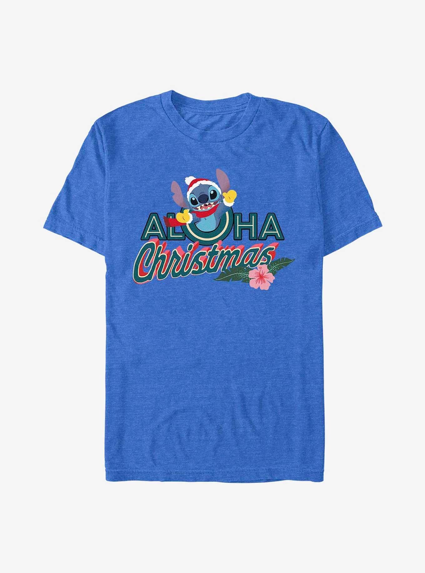 Disney Lilo Stitch Aloha Christmas T-Shirt T-Shirt | Best-Selling Design | Trending Now