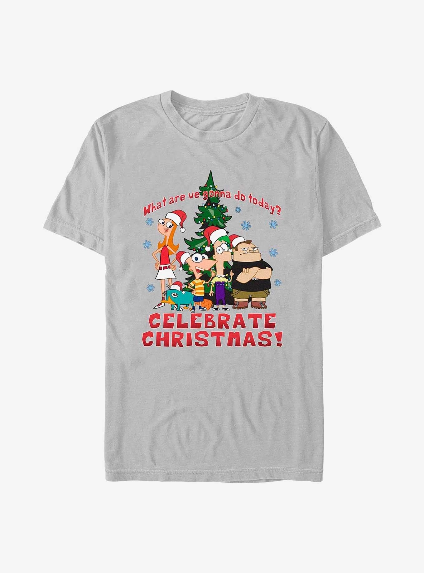 Disney Phineas And Ferb Christmas T-Shirt T-Shirt | Fan Favorite Style | Great Gift Idea