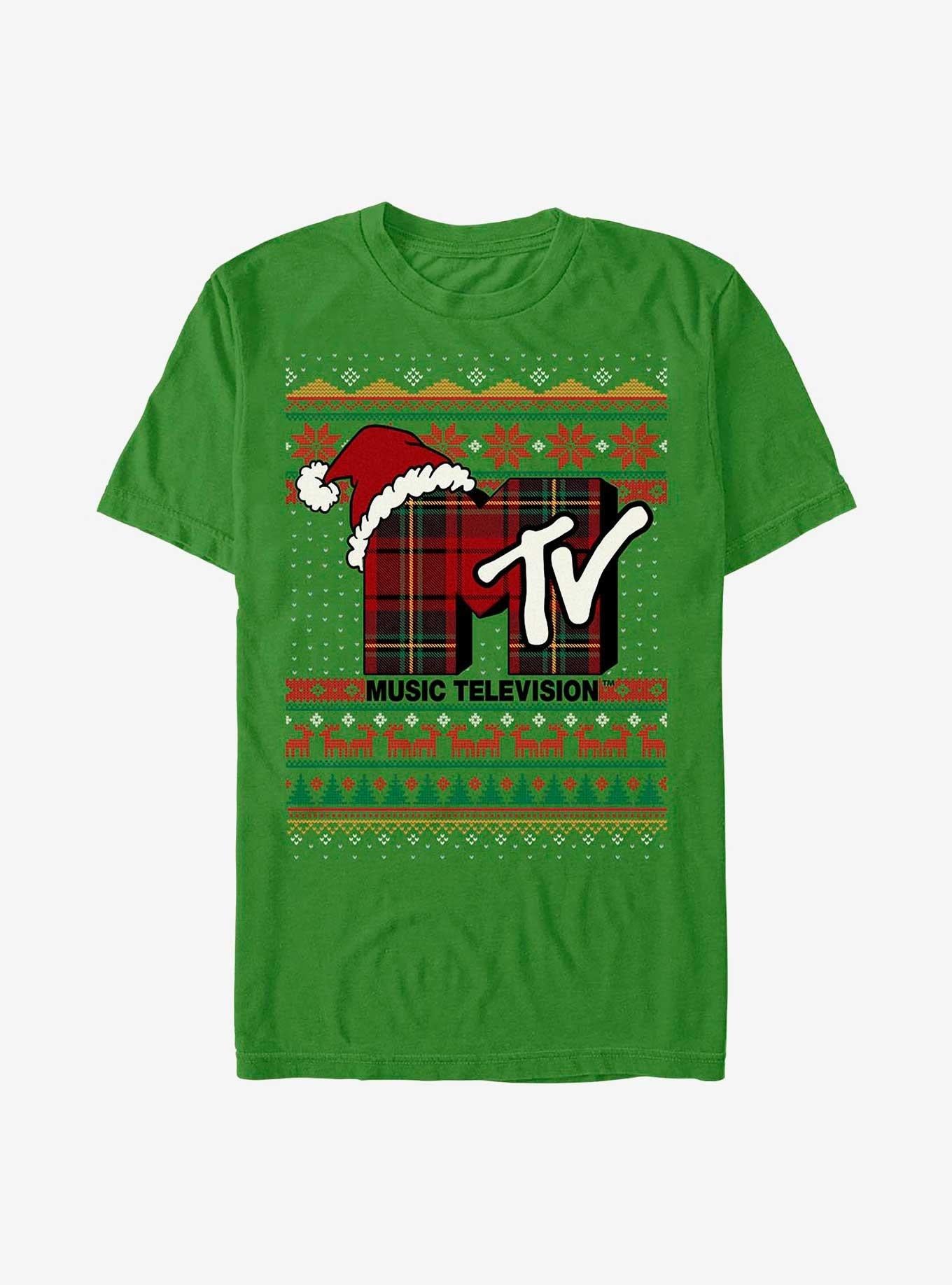 MTV Ugly Santa Hat T-Shirt | Premium Unisex T-Shirt, Trending Graphic Tee