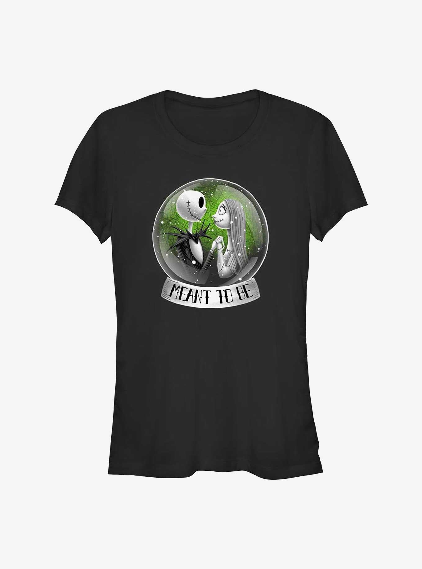 The Nightmare Before Christmas Nightmare Jack And Sally Snow Globe Girls T-Shirt T-Shirt | Best-Selling Design | Great Gift Idea
