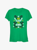 The Nightmare Before Christmas Jack No Sleep Till Xmas Girls T-Shirt T-Shirt | Fan Favorite Style | High Demand Item