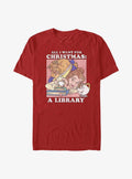Disney Princess Belle All I Want For Christmas T-Shirt T-Shirt | Vintage Graphic Vibe | Perfect For Daily Wear