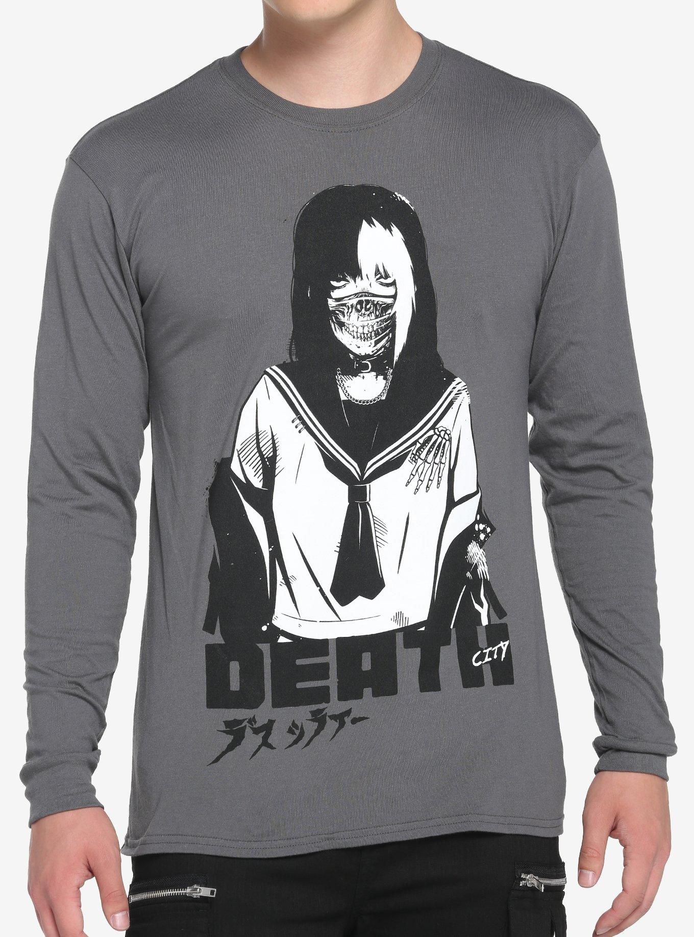 Zombie Makeout Club Masked School Girl Long-Sleeve T-Shirt T-Shirt | Fan Favorite Style | Great Gift Idea