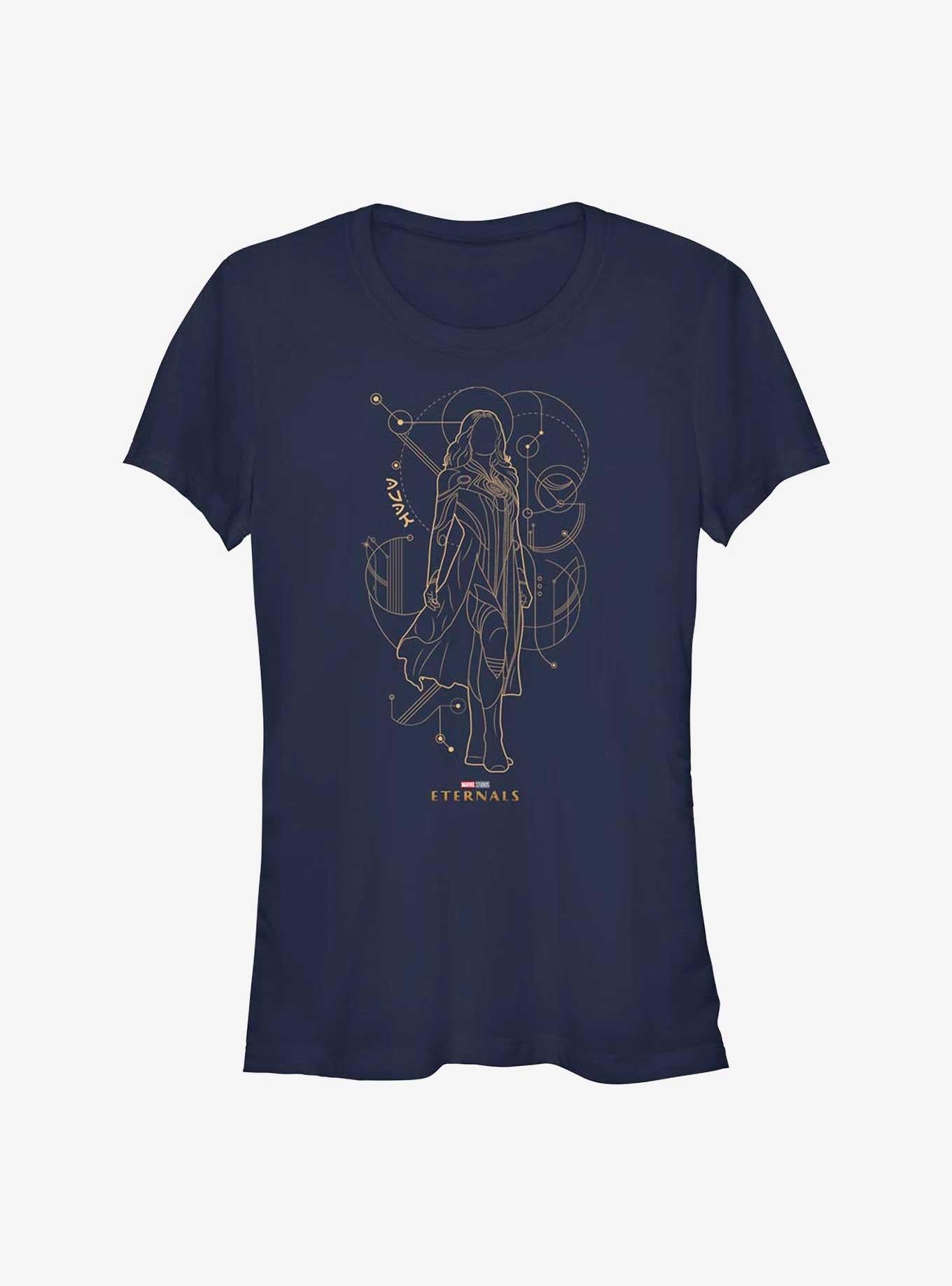 Eternals Ajak Line Art Girls T Shirt T Shirt Trending US