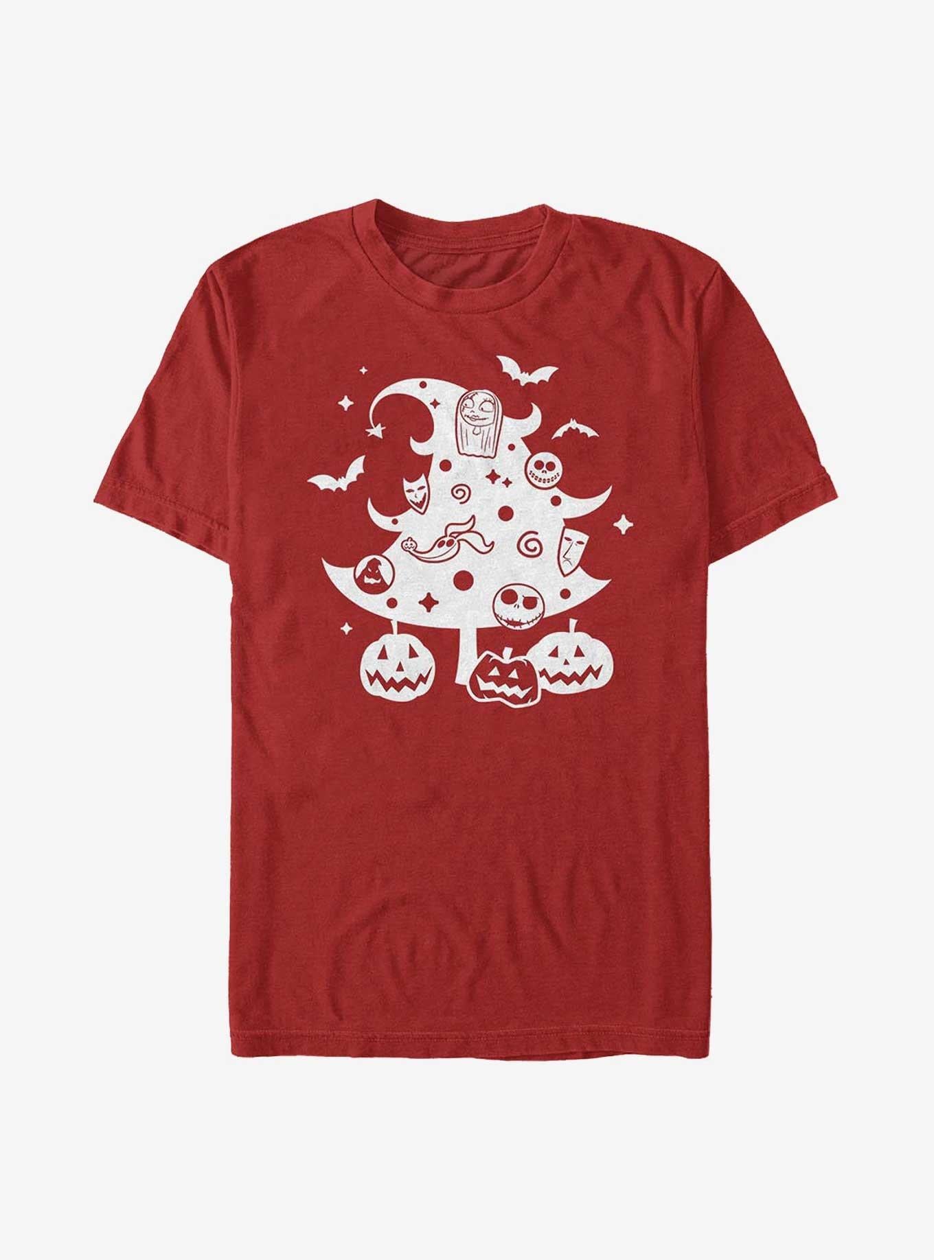 Disney The Nightmare Before Christmas Xmas Tree T-Shirt T-Shirt | High-Quality Print | Great Gift Idea