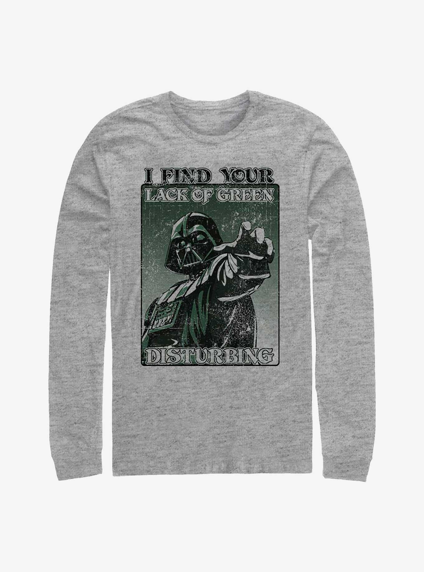 Star Wars Darth Vader Mean Green Long-Sleeve T-Shirt | Premium Unisex T-Shirt, Trending Graphic Tee