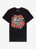 Pierce The Veil Roses Boyfriend Fit Girls T-Shirt T-Shirt | High-Quality Print | Trending Now
