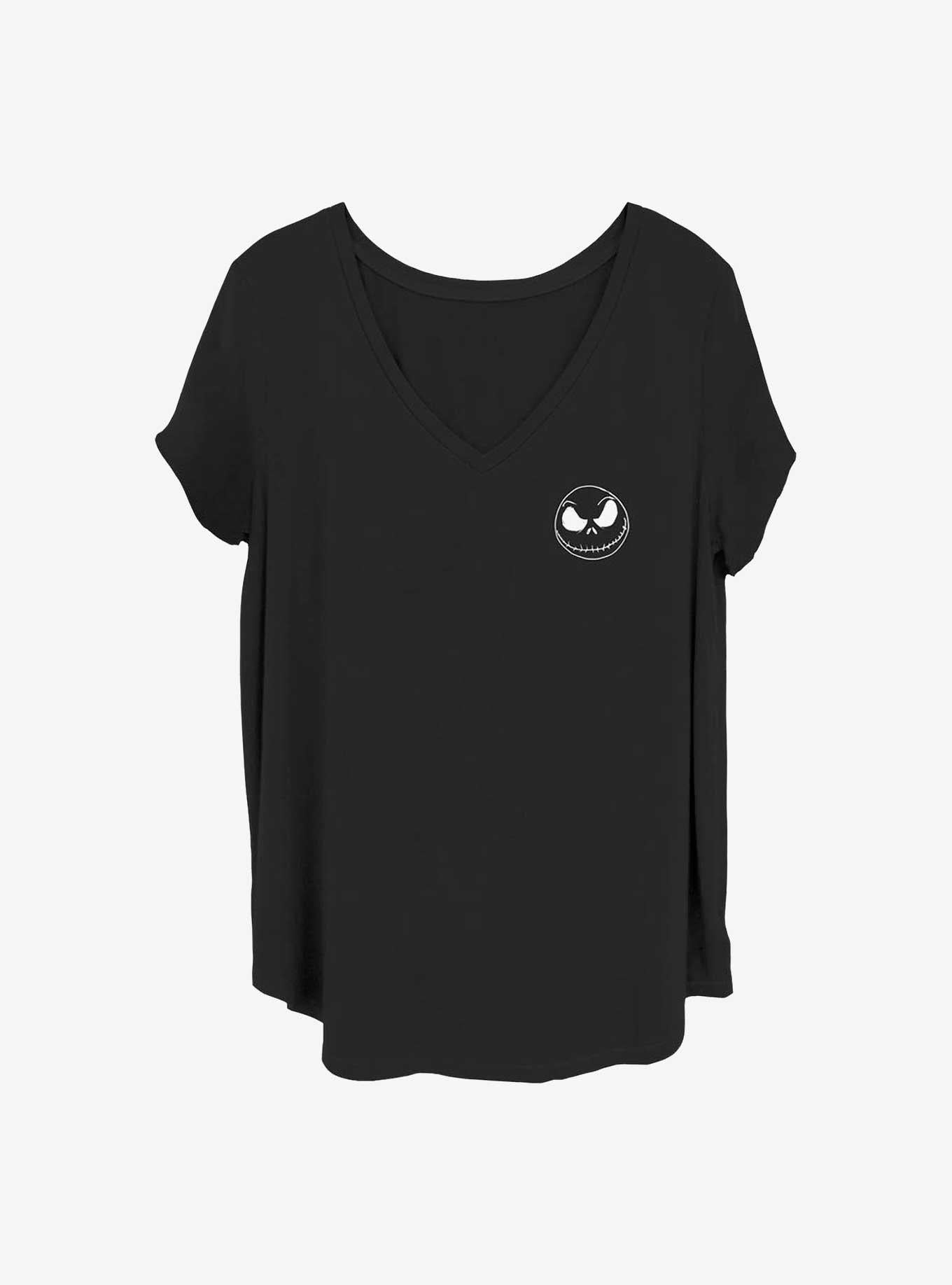 Disney The Nightmare Before Christmas Jack Pocket Scribble Girls T-Shirt Plus Size T-Shirt | High-Quality Print | Great Gift Idea