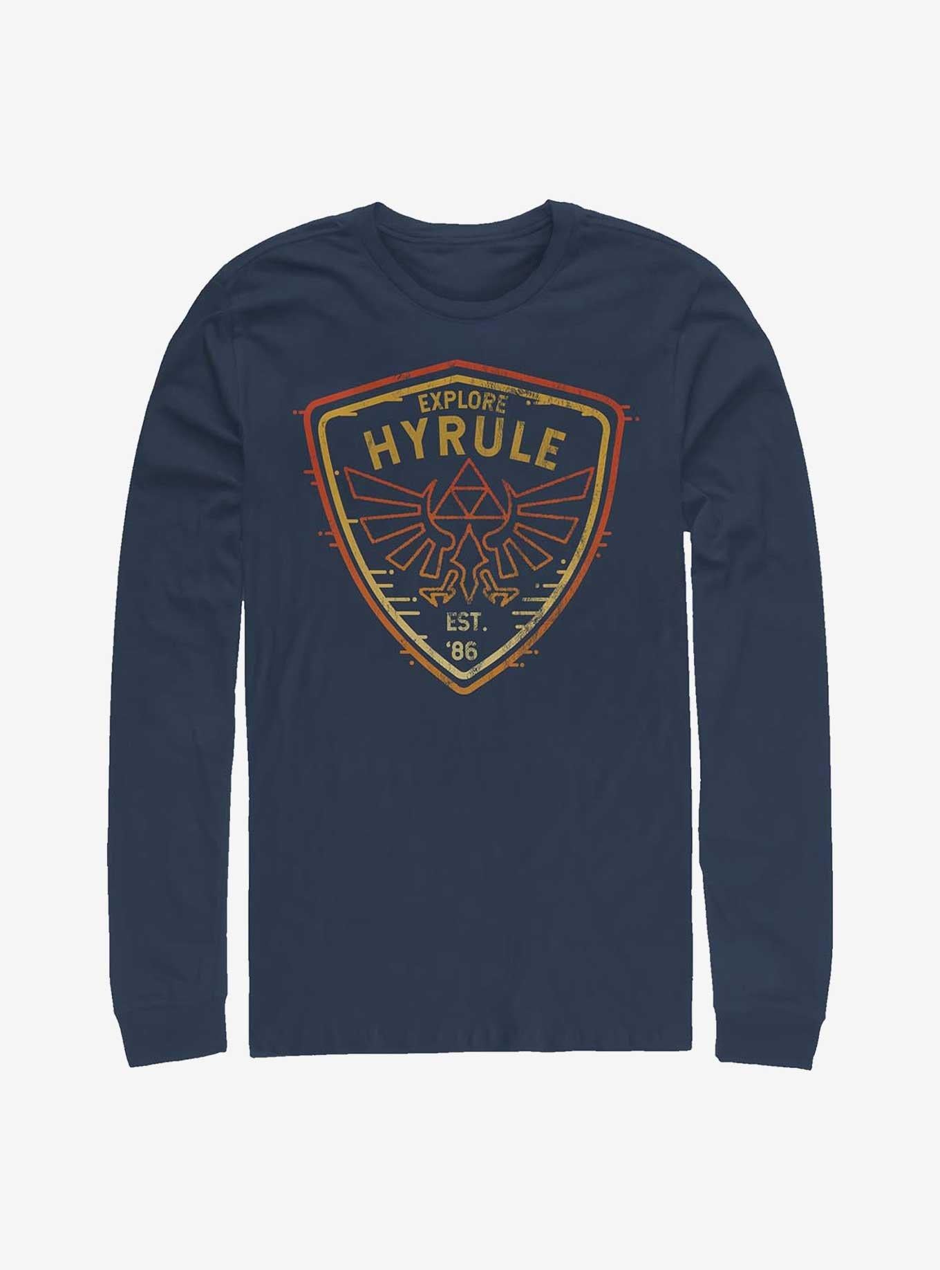 Nintendo Zelda Explore Camp Hyrule Long-Sleeve T-Shirt