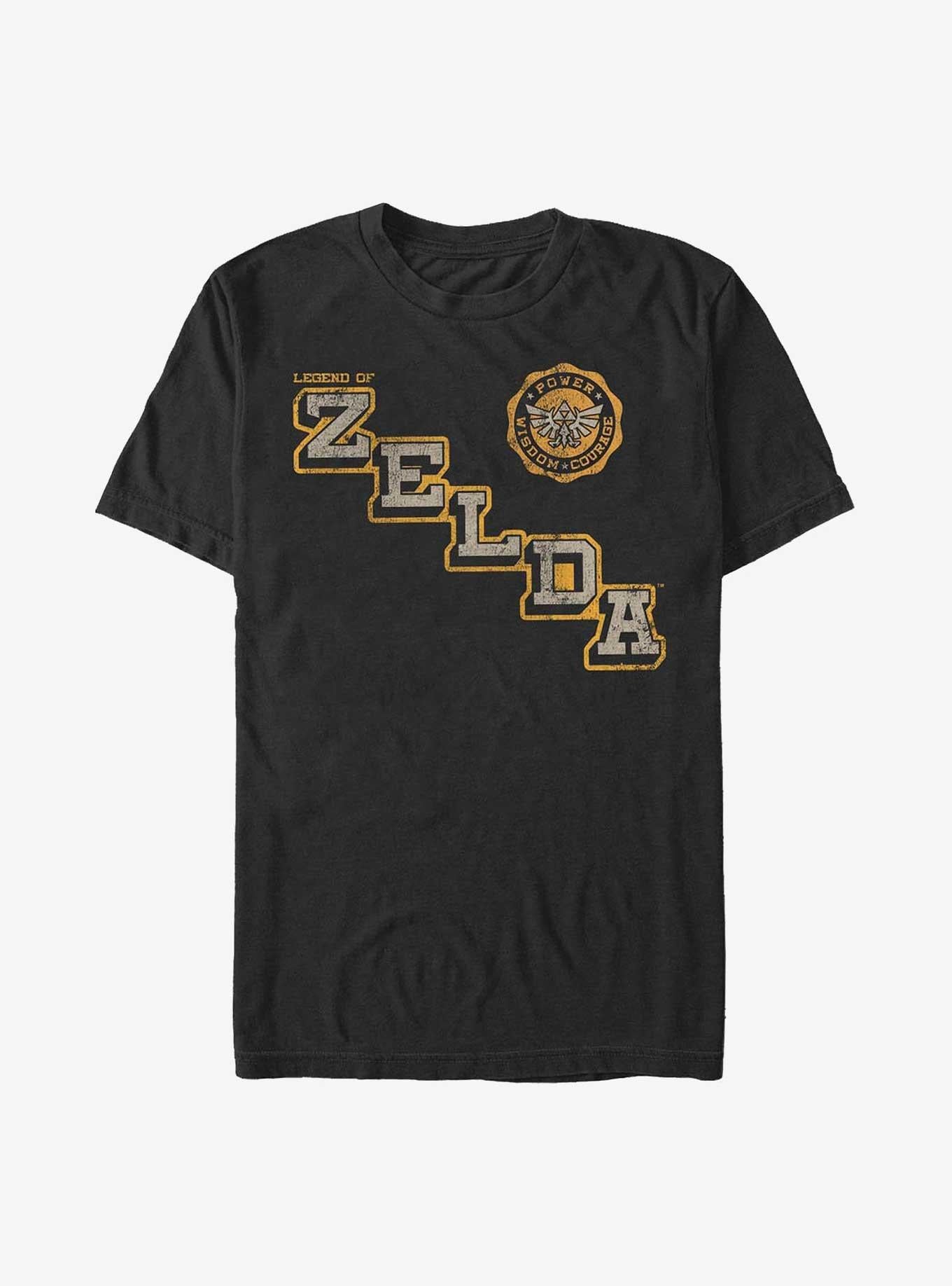 Nintendo Zelda Varsity Triforce T-Shirt