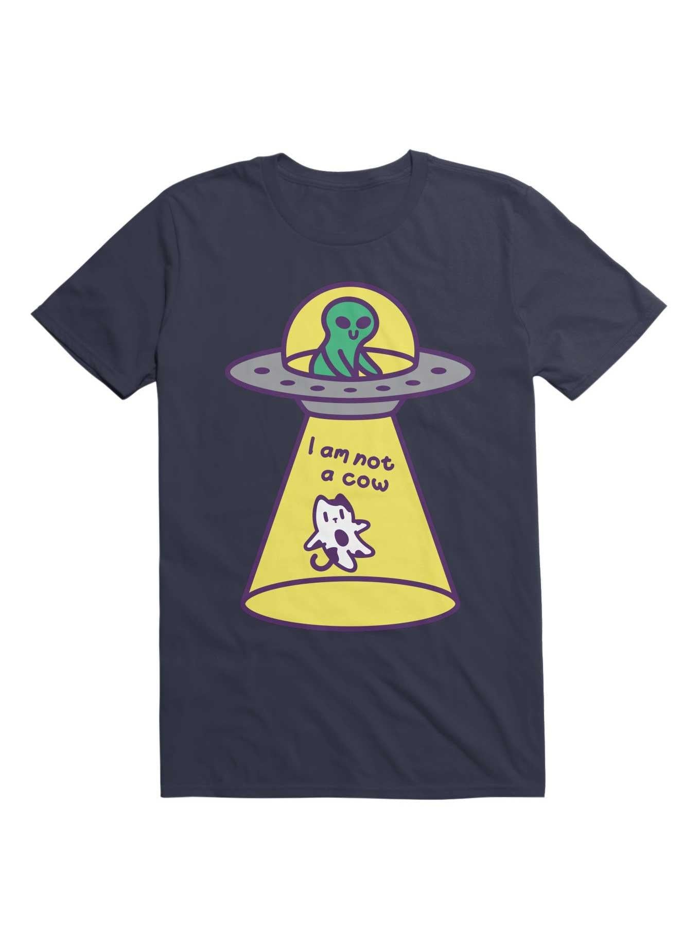 Kawaii Cat Abduction By Alien T Shirt T Shirt Trending US Best Seller Look