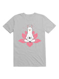 Kawaii Cute Llama Doing Yoga Llamaste Namaste Funny Meditation T Shirt T Shirt Streetwear Style Funny Quote