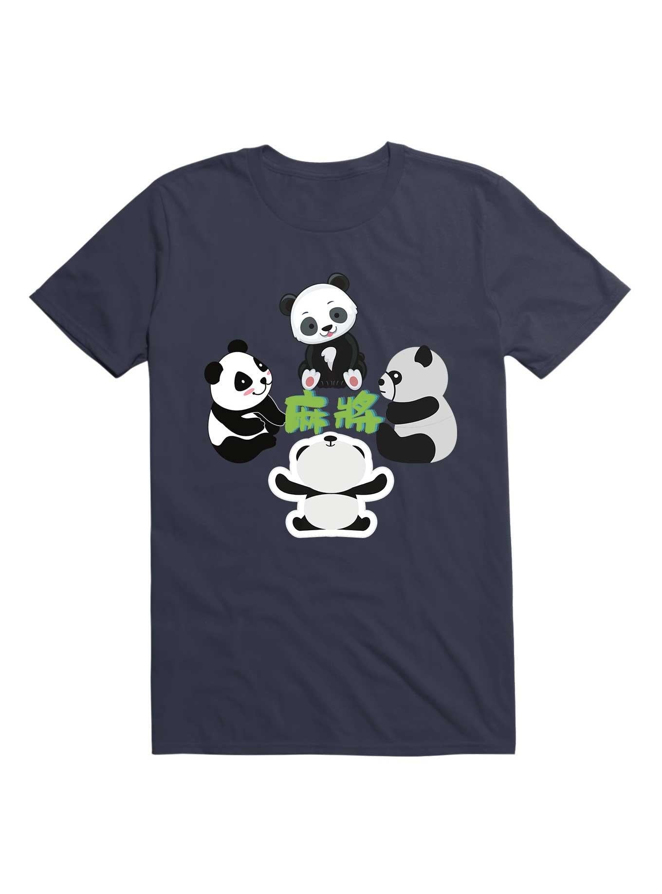 Kawaii Mahjong Panda Cute Funny T Shirt T Shirt High Search Demand Best Seller Look